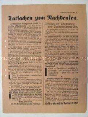 Propagandaflugblatt der Deutschen Erneuerungs-Gemeinde mit heftiger antisemitischer Polemik