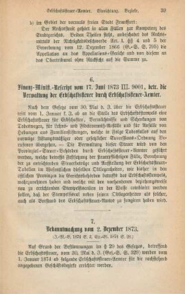 6. Finanz-Minist.-Rescript vom 17. Juni 1873