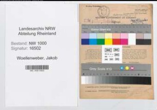 Entnazifizierung Jakob Woellenweber, geb. 12.02.1891 (Baecker)