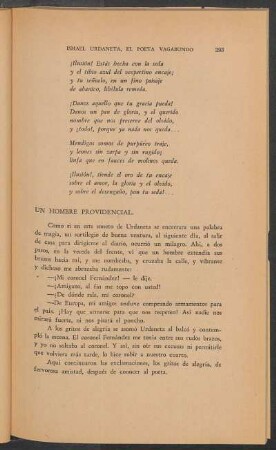 Un hombre providencial
