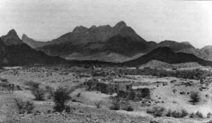 Dorf und Berge von Agellal (Air)