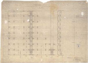 Bestelmeyer, German; Bonn (Nordrhein-Westfalen), Mühlheimerplatz; Verwaltungsgebäude - Mappe 3: Bürgermeisterzimmer (Deckenabwicklung; Details)