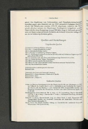 Quellen und Darstellungen