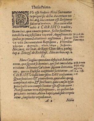 Decimae Disputationis ex 9. articulo Aug. Confess. De Baptismo Theses