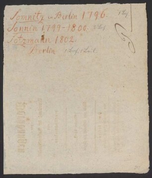 Brief an Friedrich Nicolai : 30.10.1796
