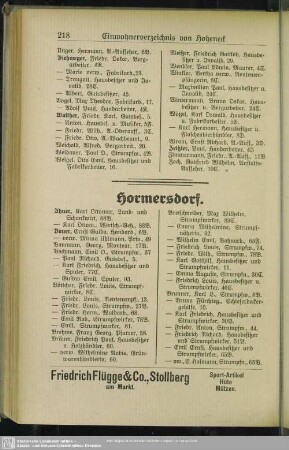Hormersdorf