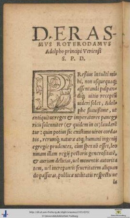 Epistola exhortatoria ad capessendam virtutem.