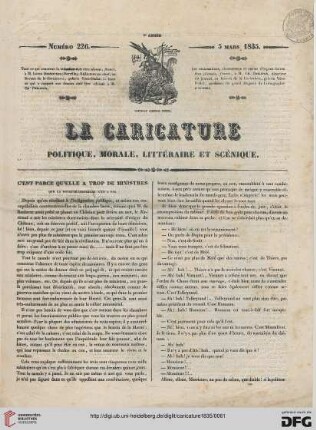 Numéro 226 (5 Mars 1835) Planches 470,471