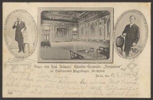 Ansichtskarte Künstler-Ensemble „Nordsterne“ im „Buggenhagen“, Oranienstraße 147
