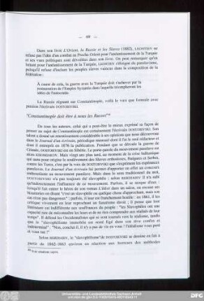 "Constantinople doit être à nous les Russes"