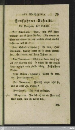 Funfzehnter Auftritt