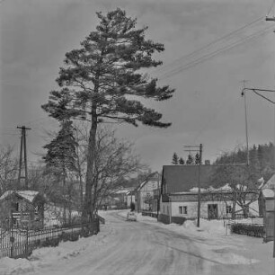 Sohland im Winter : Sohland. Hauptstraße. Winteraufnahme