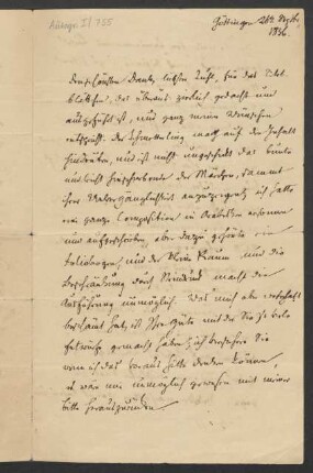 Brief an Ludwig Sigismund Ruhl : 26.09.1836