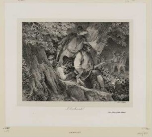 L’embuscade, aus: "Lithographisches Album"