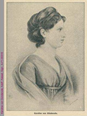 Porträt von Karoline von Günderode