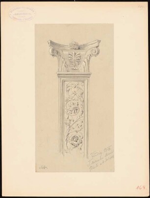 S. Maria dei Miracoli, Venedig: Pilaster in der Seitenfassade