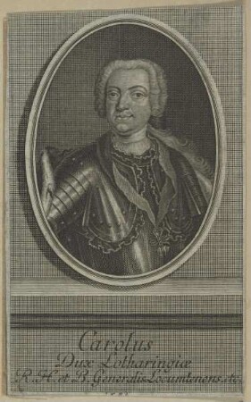 Bildnis des Carolus von Lothringen