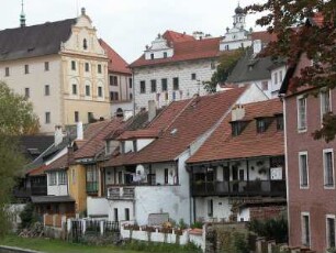 Cesky Krumlov - Altstadtansicht : Die Altstadt von Cesky Krumlov, aufgenommen 2005