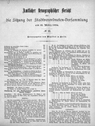 No. 12, 13. März 1884