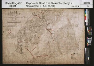 Oberhohndorfer Schader-Steinkohlenbauverein, Baue auf dem Schichtenkohlenkohlenflöz (mit Nachbringungen)