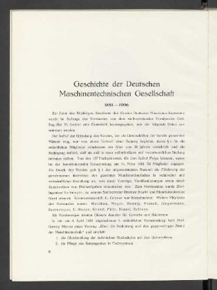 Geschichte der Deutschen Maschinentechnischen Gesellschaft