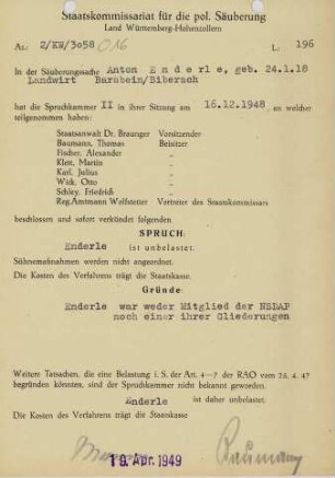 Enderle, Anton