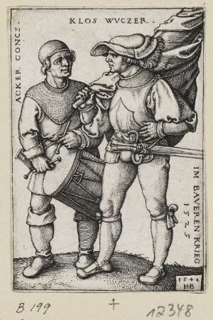 Fähnrich und Trommler