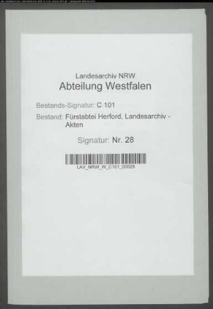 Abschied des Kreistages zu Lippstadt: Türkenkrieg, niederländischer Krieg
