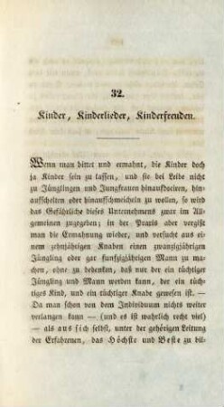 32. Kinder, Kinderlieder, Kinderfreuden