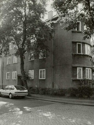 Glauchau, Rosa-Luxemburg-Straße 10, Wohnhaus, Eckansicht