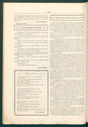 El centenario de Dante