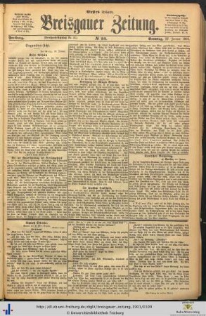 27.01.1901 (Erstes Blatt)