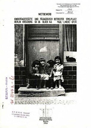 Ausschreibung: Wettbewerb Kindertagesstätte und Spielplatz Block 146, Paul-Lincke-Ufer