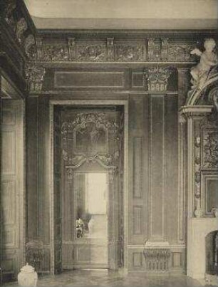 Ehemaliges Billardzimmer, Teil der Kaminwand