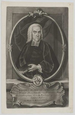 Bildnis des Ioannes Albertvs Bengelivs
