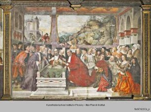 Die Auffindung des Körpers des heiligen Antonius - Lebensszenen des hl. Antonius