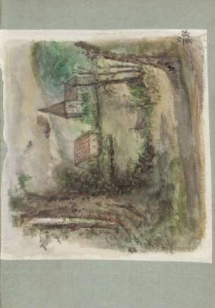 Aquarell [eingeklebt]