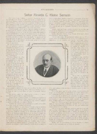 Señor Ricardo C. Kleine Samson