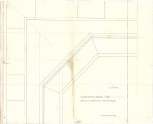 Fischer, Theodor; Kiel; Studentenheim Seeburg - Kassettendecke in der Wandelhalle (Detail)