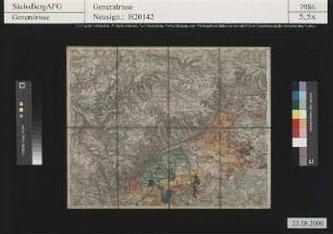 Nordwestböhmisches Braunkohlenrevier mit Verzeichnis der wichtigsten Bergbaubesitzer