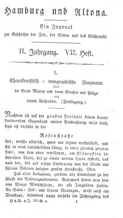 II. Jahrgang. VII. Heft