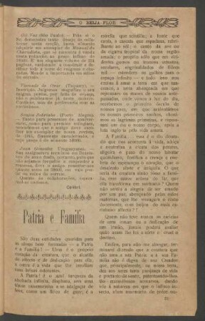 Pátria e família