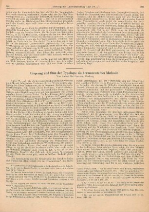 205-212 Ursprung und Sinn der Typologie als hermeneutischer Methode