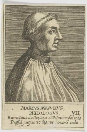 Bildnis des Marcvs Mvsvrvs