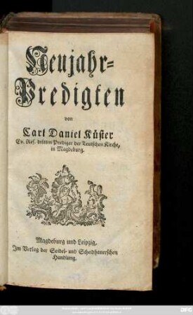 Neujahr-Predigten