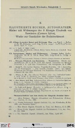 II. Illustrierte Bücher, Autographen (Nr. 462-555)