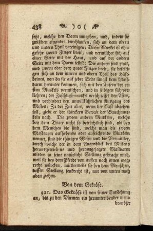 Von dem Gekröse. - Von den Nebennieren.
