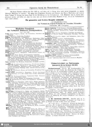 Uhrmacherschule zu Furtwangen (Schluß aus Nr. 32)