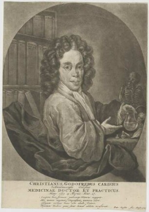 Bildnis des Christianus Godofredus Carisius