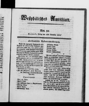 Westphälisches Amtsblatt